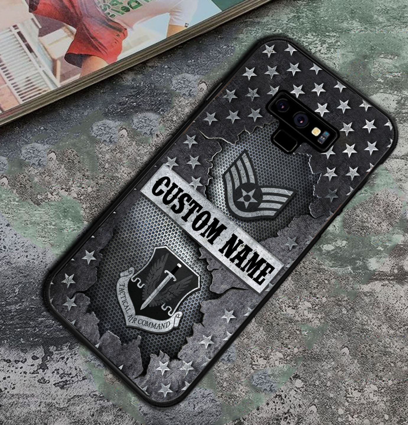 Personalized US Military - Air Force Command Phone Case Printed