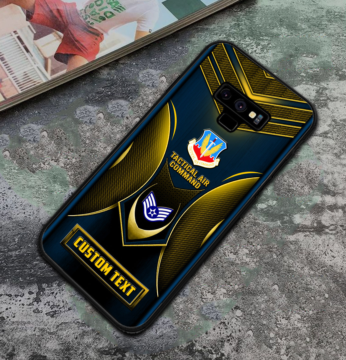 Personalized US Military - Air Force Command Phone Case Printed