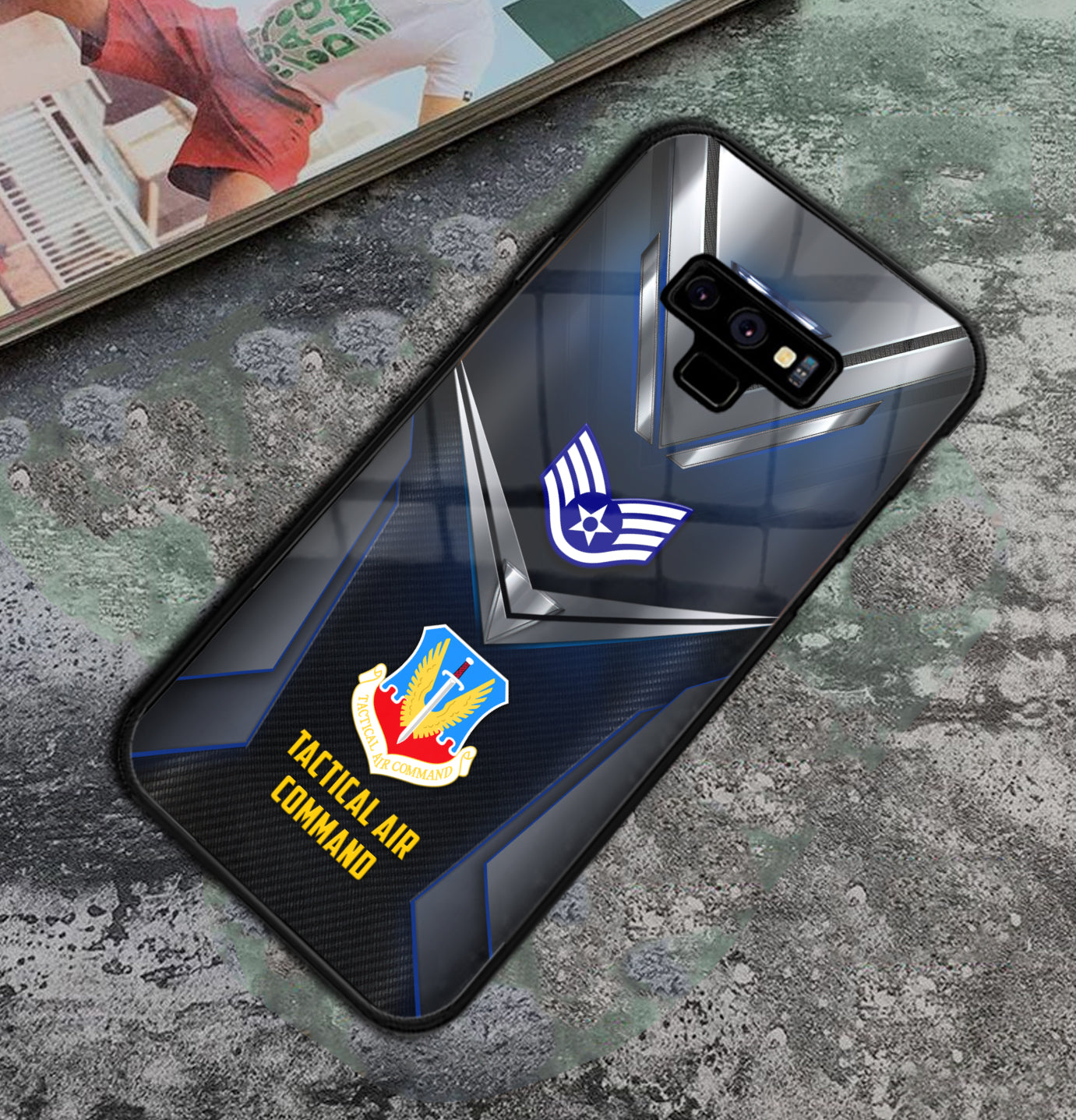 Personalized US Military - Air Force Command Phone Case Printed