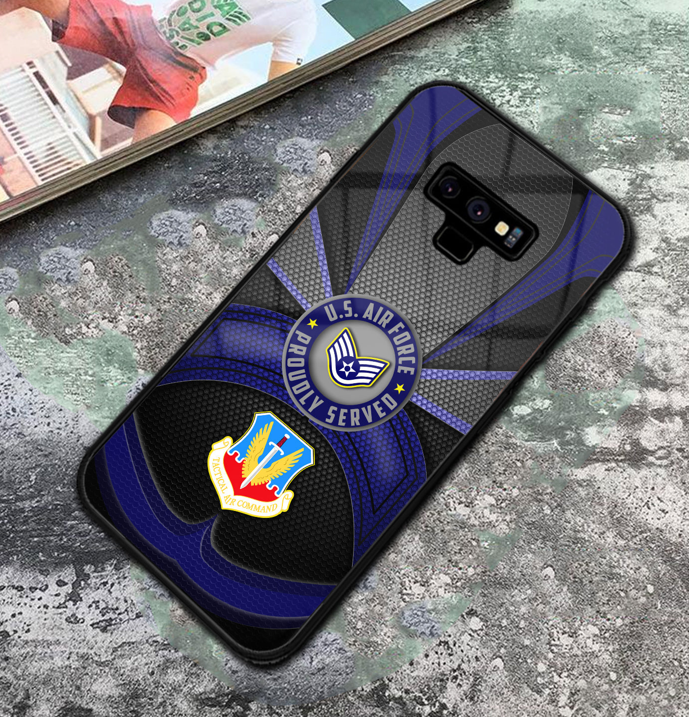 Personalized US Military - Air Force Command Phone Case Printed