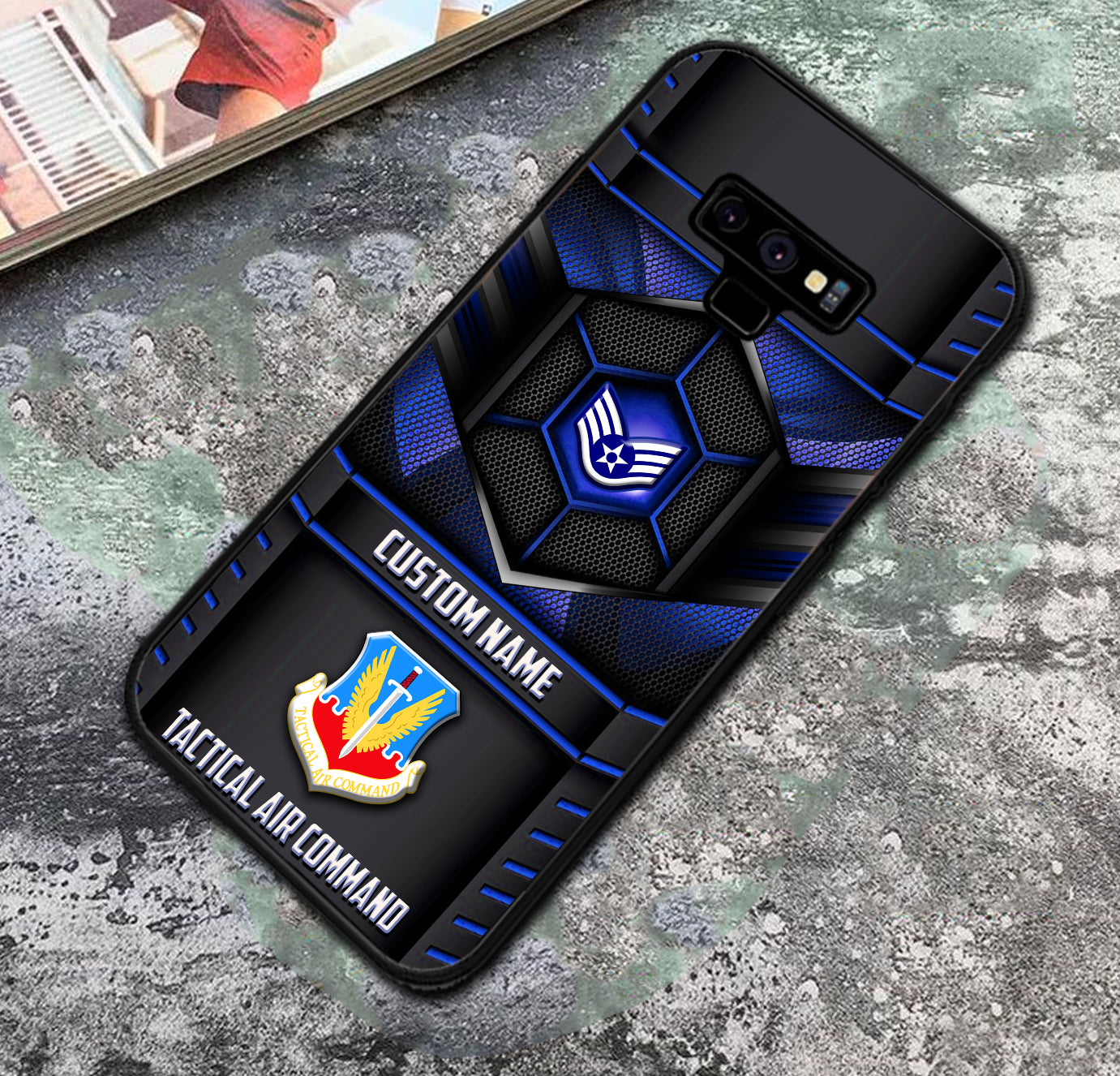 Personalized US Military - Air Force Command Phone Case Printed