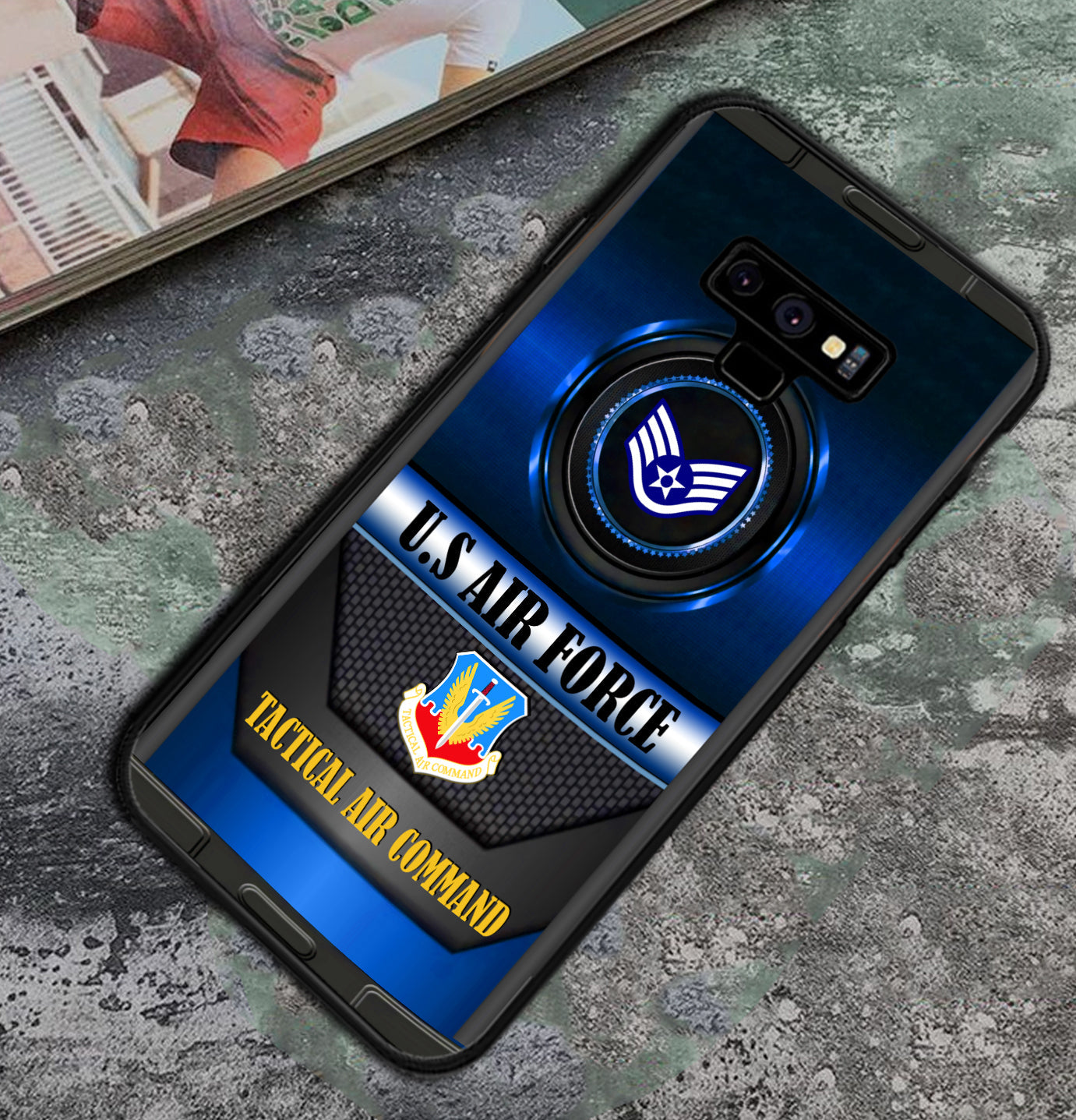 Personalized US Military - Air Force Command Phone Case Printed
