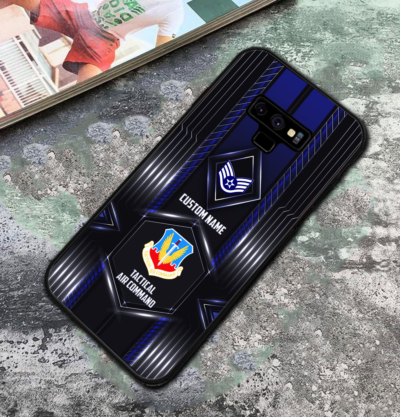 Personalized US Military - Air Force Command Phone Case Printed
