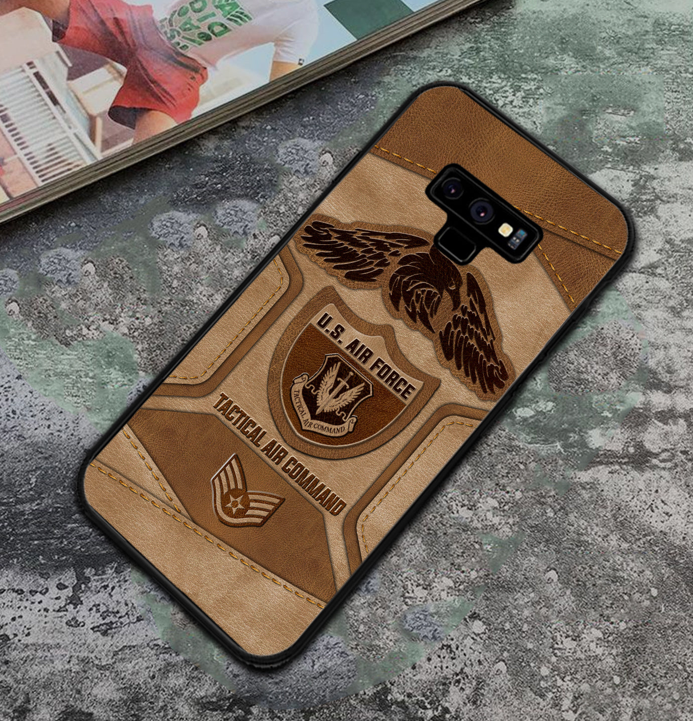 Personalized US Military - Air Force Command Phone Case Printed