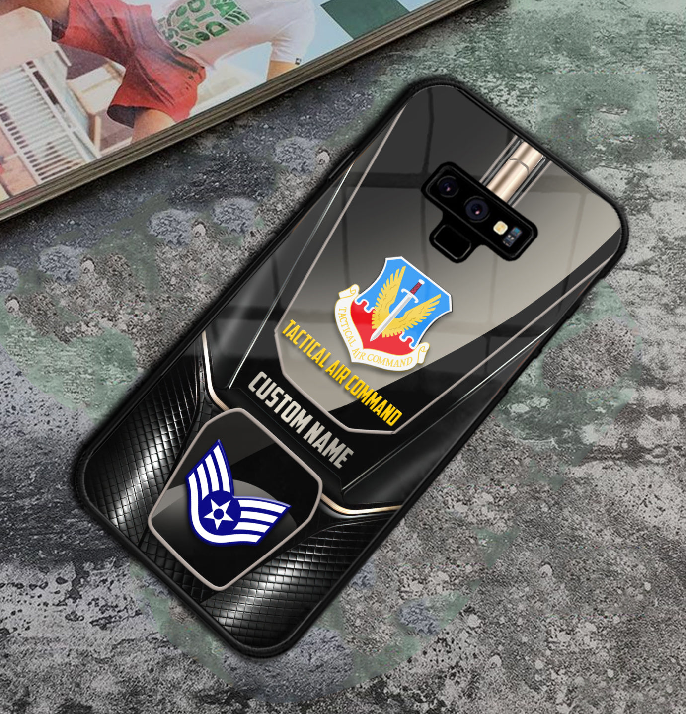 Personalized US Military - Air Force Command Phone Case Printed