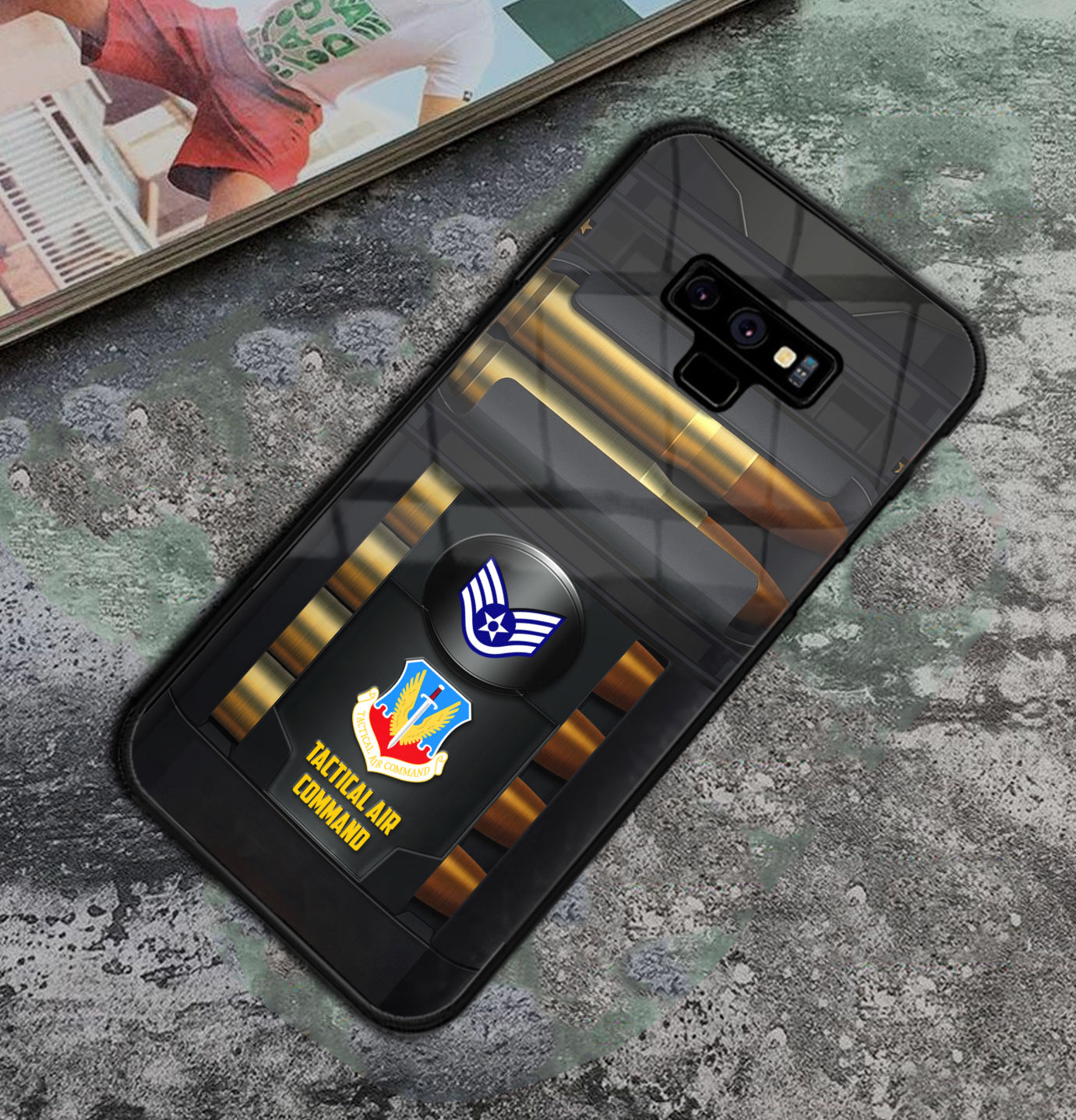 Personalized US Military - Air Force Command Phone Case Printed