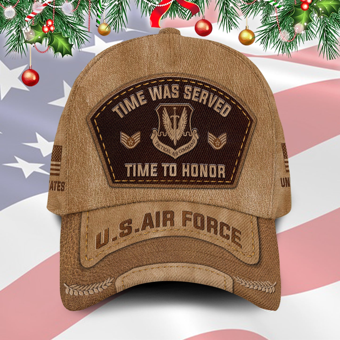 US Military – Air Force Command All Over Print Cap