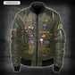 US Militär – Bomberjacke mit Allover-Print der Army Division