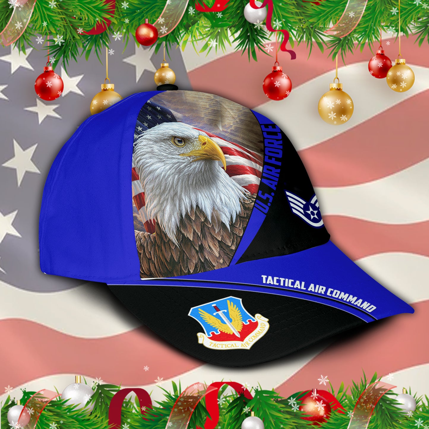 US Military – Air Force Command All Over Print Cap