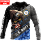 US Navy Veteran - Metal Pattern Unisex Shirts
