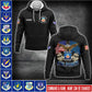 US Military – Air Force Command All Over Print Bomber Jacket
