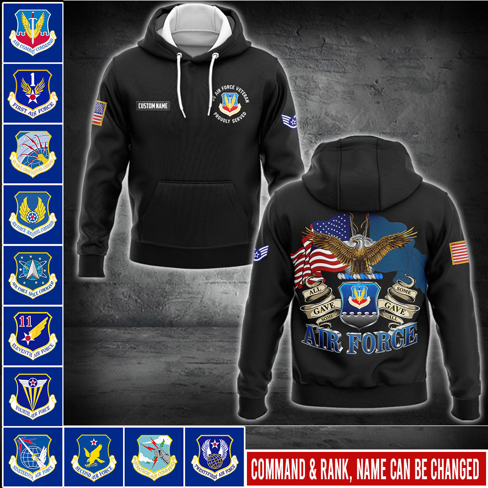 US Military – Air Force Command All Over Print Bomber Jacket