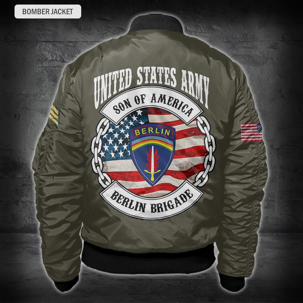 US Militär – Bomberjacke mit Allover-Print der Army Division