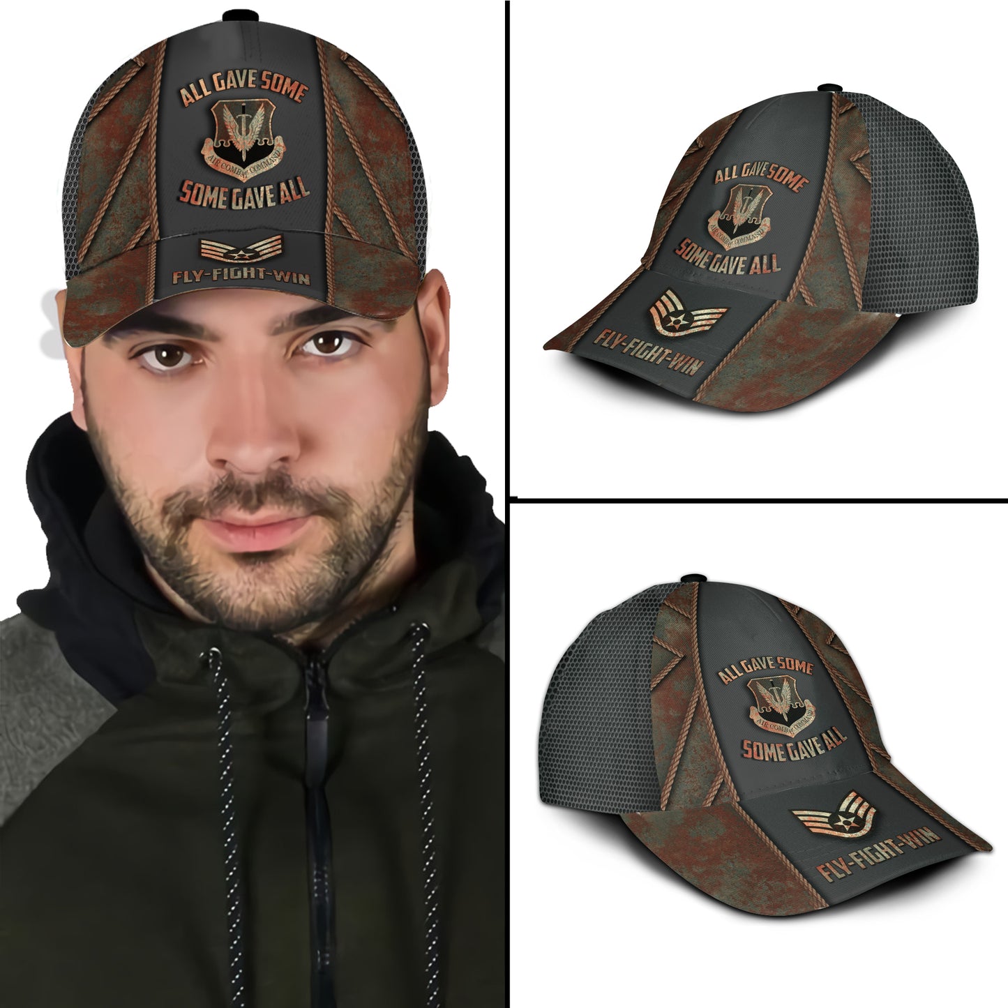 US Military – Air Force Command All Over Print Cap