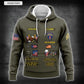 Sweat à capuche à imprimé intégral de l'armée américaine - Division de l'armée