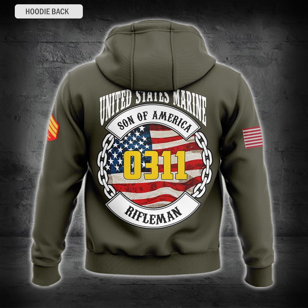 US Military – Marine MOS All Over Print Bomber Jacket