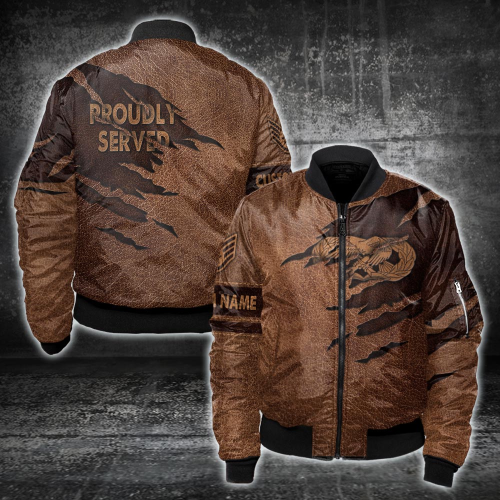 US Military – Air Force Badge All Over Print Bomber Jacket