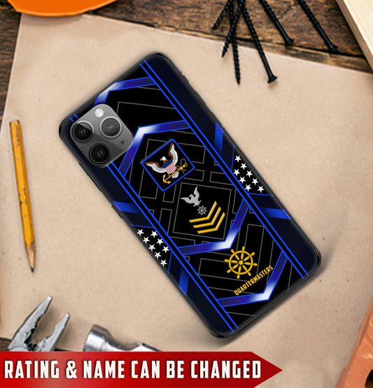 Personalized US Military - Navy Rating Phone Case Printed