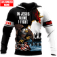 US Veteran - In Jesus Name I Fight Unisex Shirts