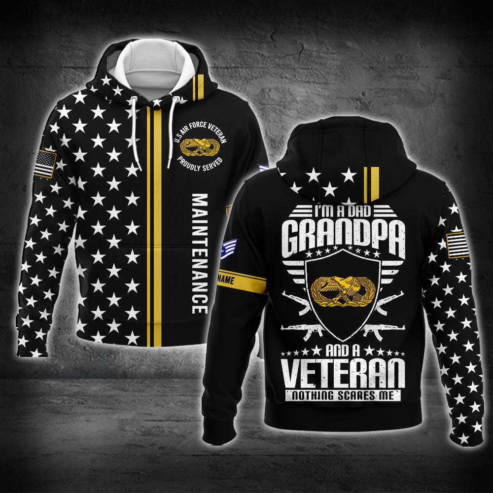 US Military – Air Force Badge All Over Print Bomber Jacket