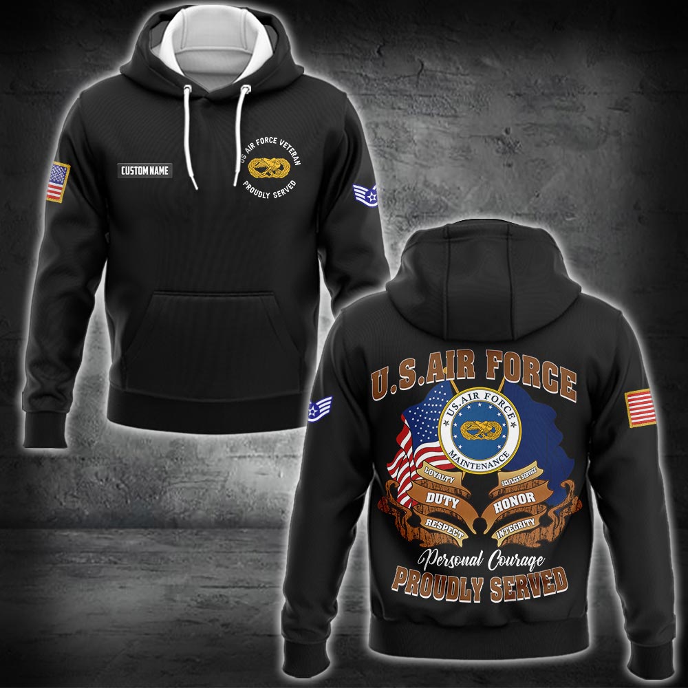 US Military – Air Force Badge All Over Print Bomber Jacket