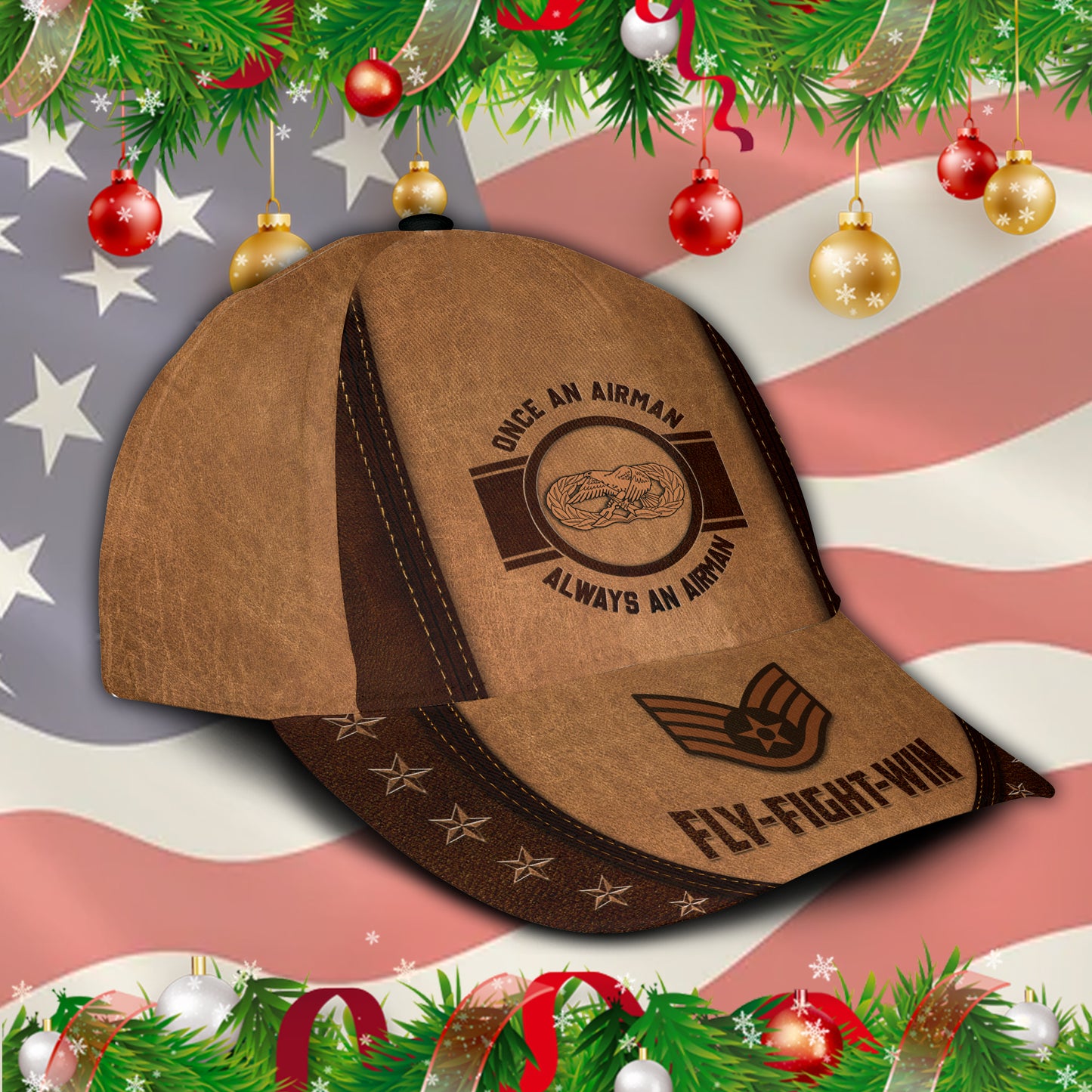 US Military – Air Force Badge All Over Print Cap