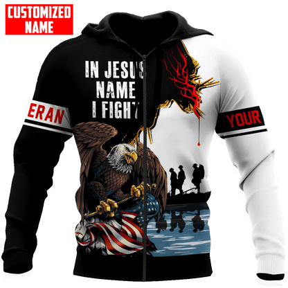 US Veteran - In Jesus Name I Fight Unisex Shirts