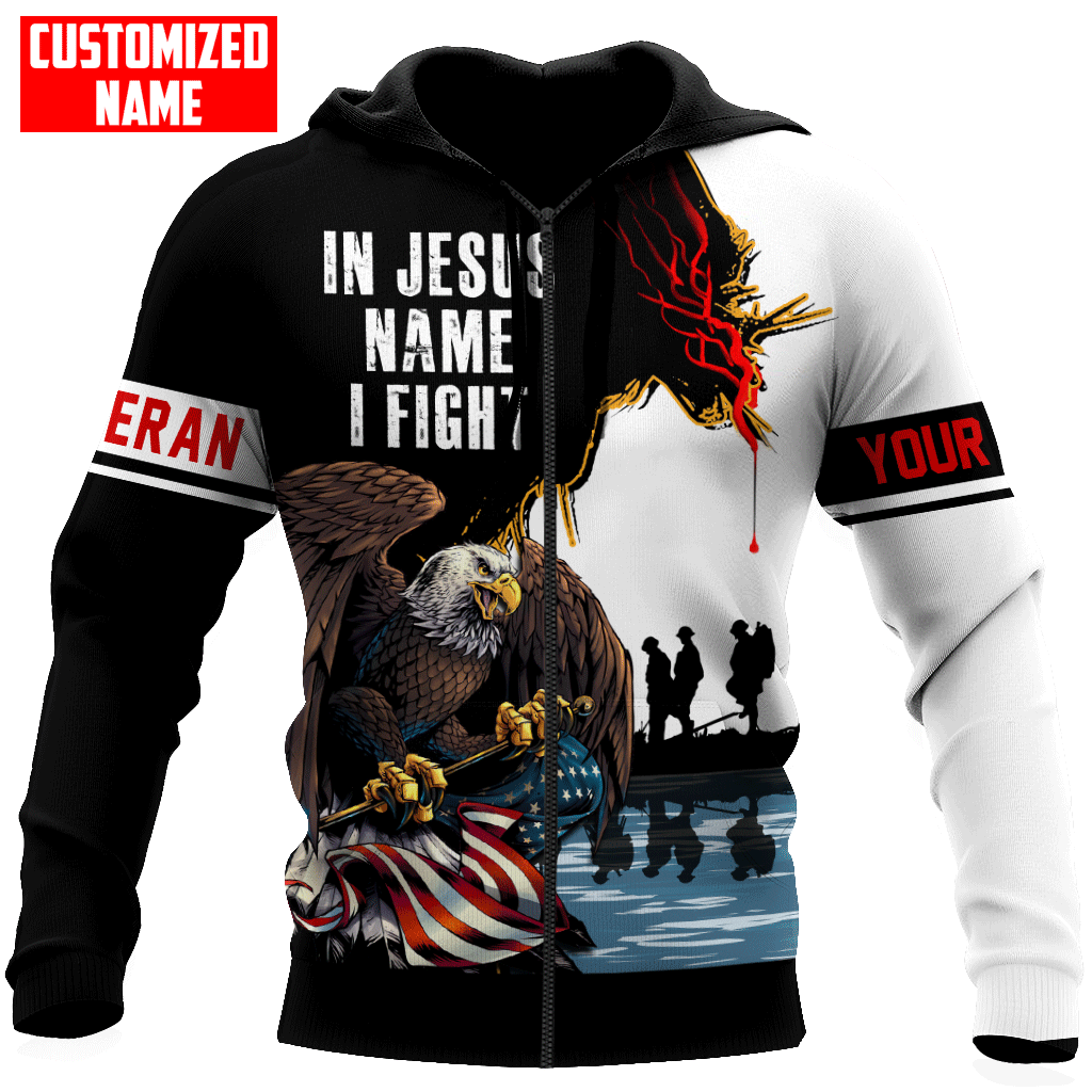 US Veteran - In Jesus Name I Fight Unisex Shirts