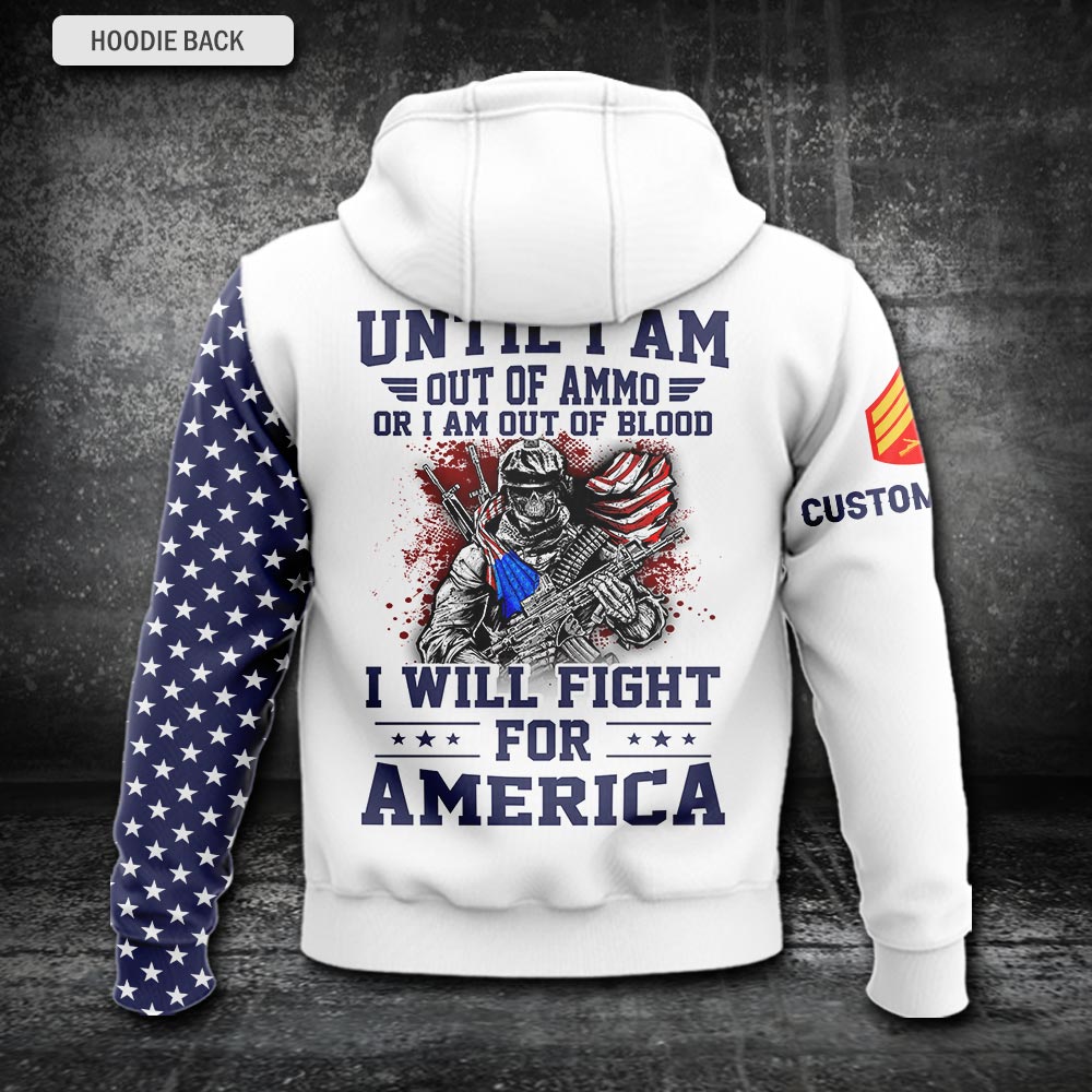 US Military – Marine Battalion All Over Print Hoodie
