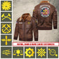 US Military - Coast Guard Rating - Leather Jacket For Veterans