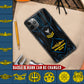 Personalized US Military - Navy Badge Phone Case Printed