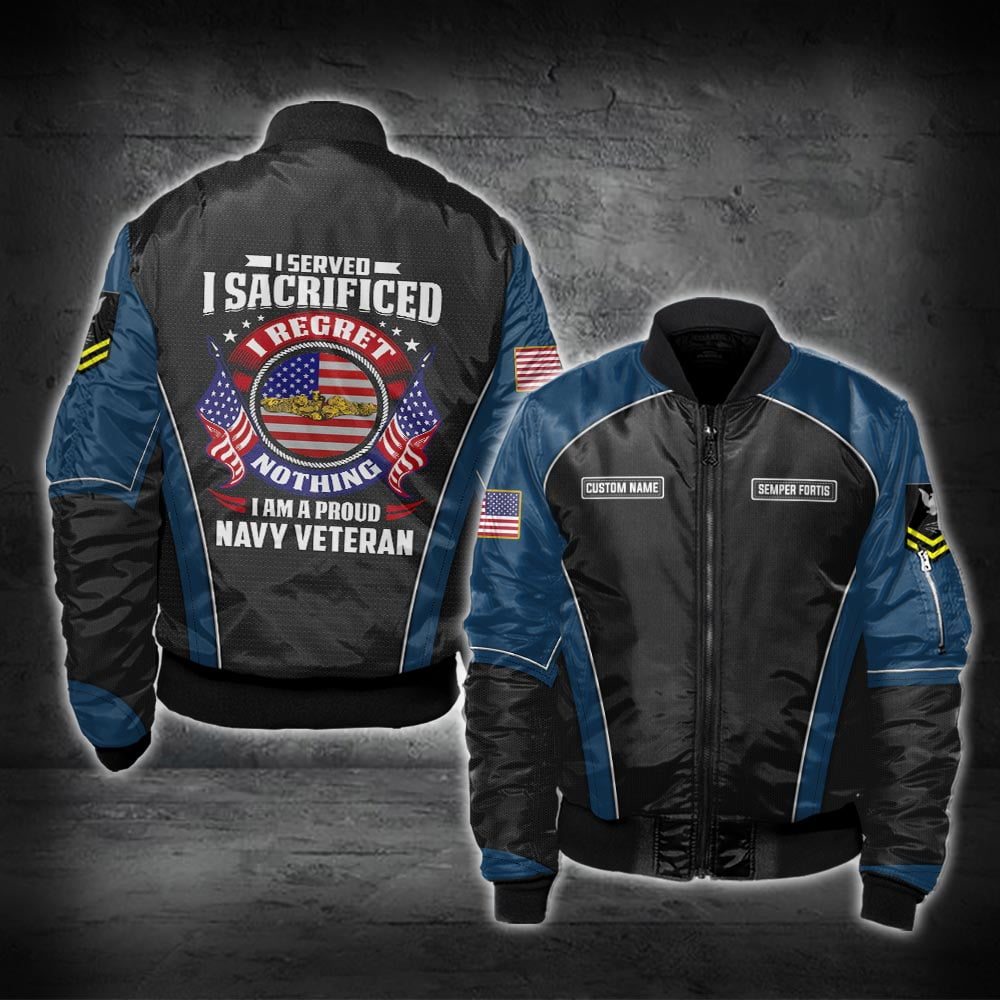 US Military – Navy Badge All Over Print Hoodie