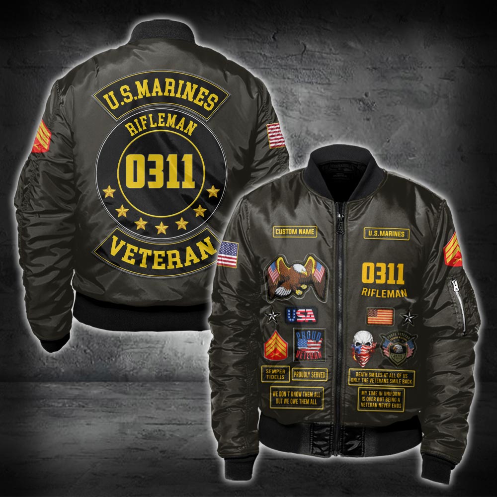 US Military – Marine MOS All Over Print Hoodie