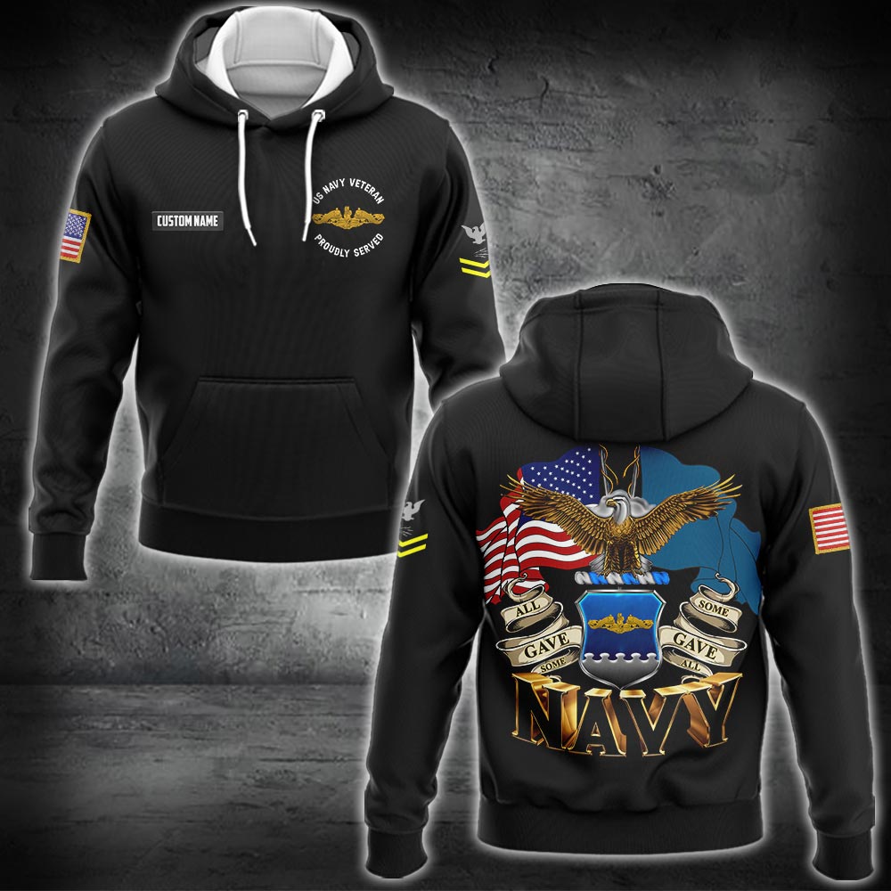 US Military – Navy Badge All Over Print Bomber Jacket