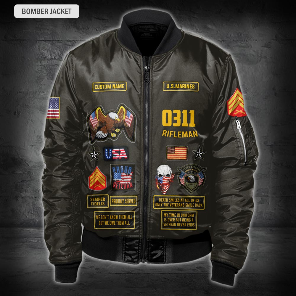 US Military – Marine MOS All Over Print Hoodie