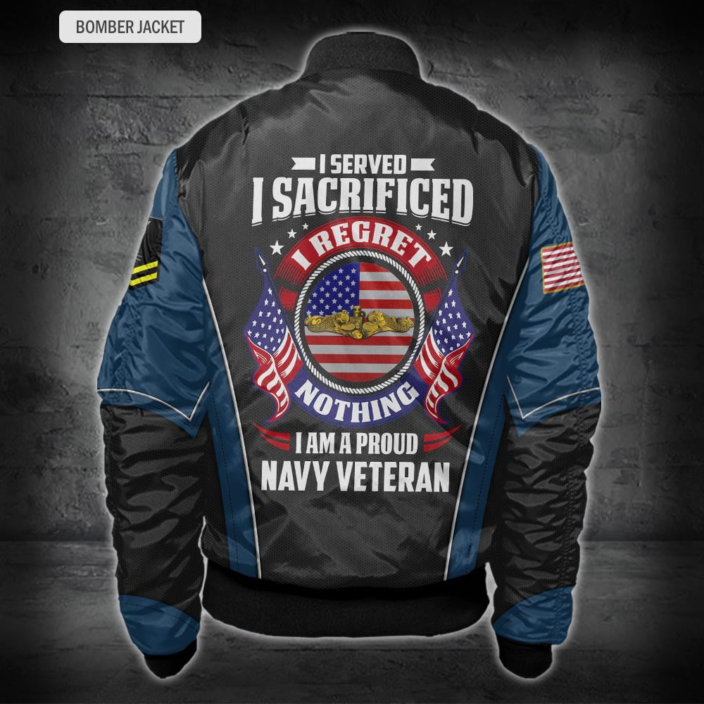 US Military – Navy Badge All Over Print Hoodie