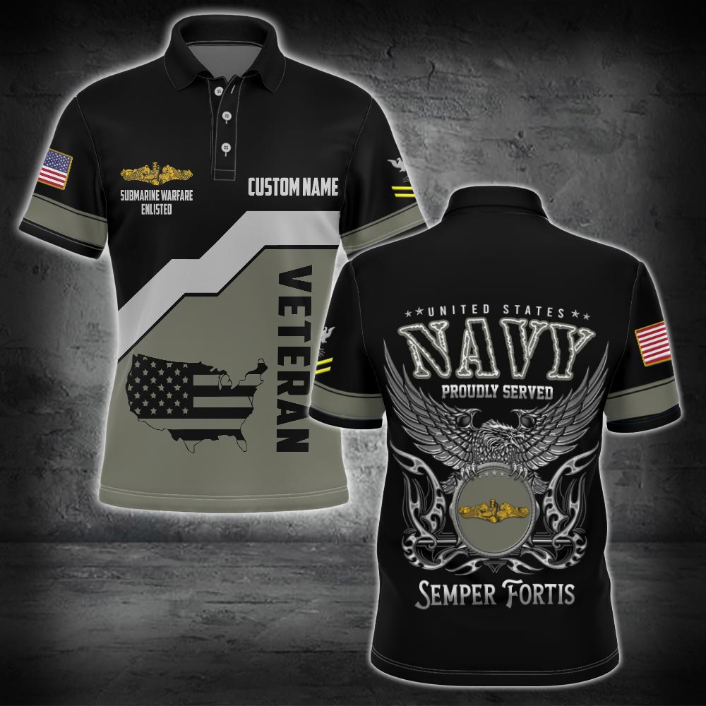 US Military – Navy Badge All Over Print Bomber Jacket