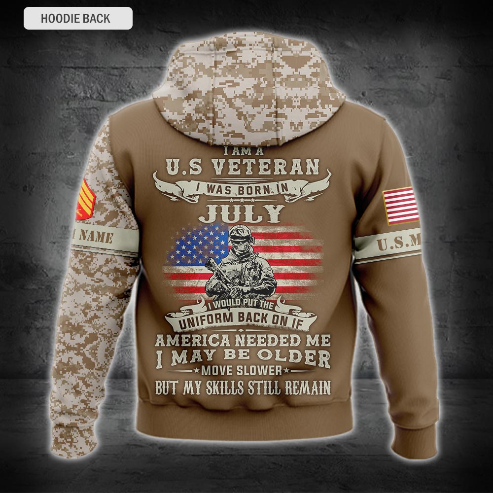 US Military – Marine Battalion All Over Print Hoodie