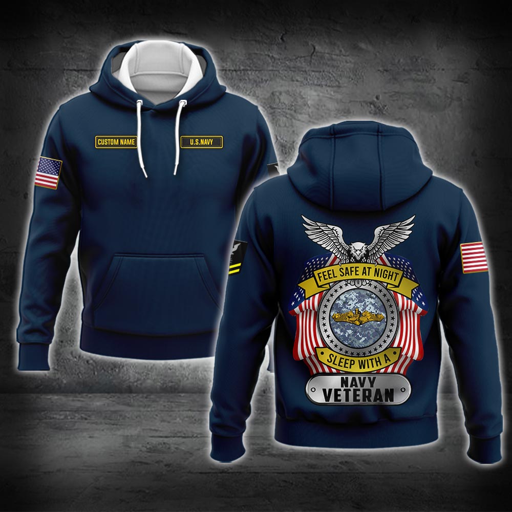 US Military – Navy Badge All Over Print Bomber Jacket
