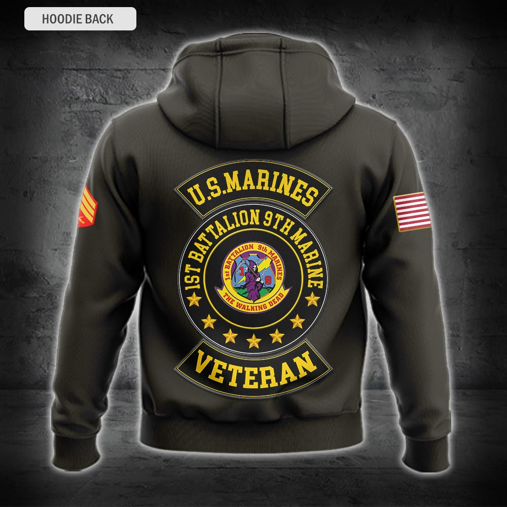 US Military – Marine Battalion All Over Print Bomber Jacket