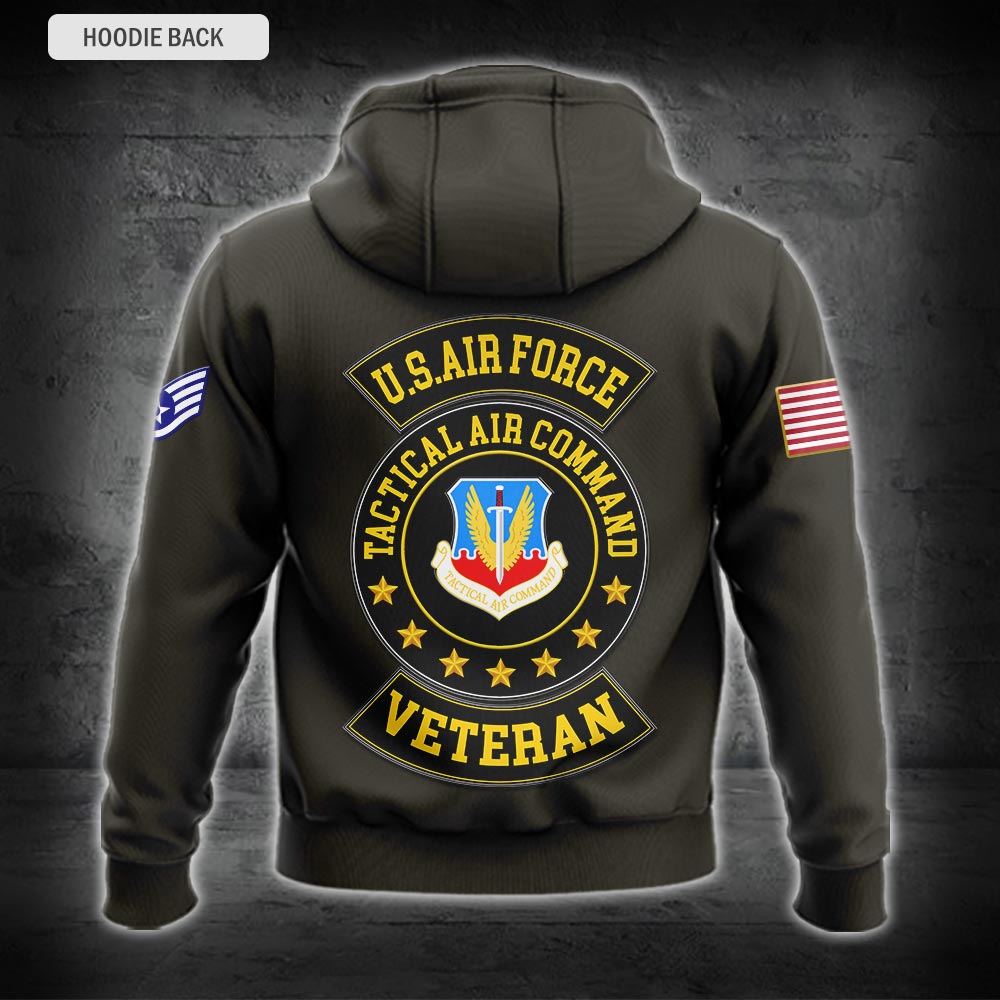 US Military – Air Force Command All Over Print Hoodie