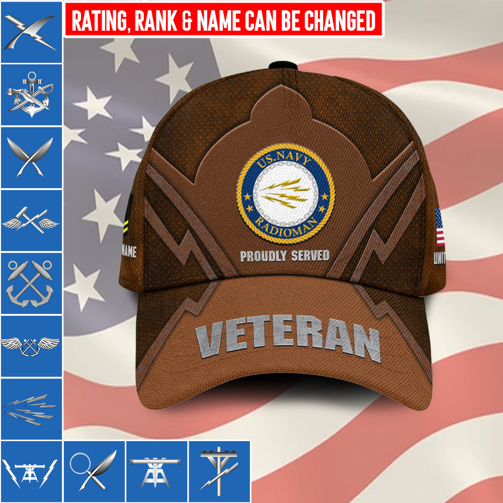 US Military – Navy Rating All Over Print Cap