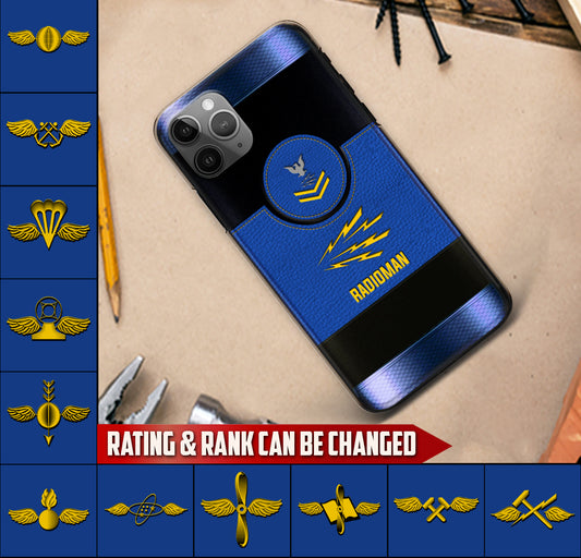 Personalized US Military - Navy Rating Phone Case Printed