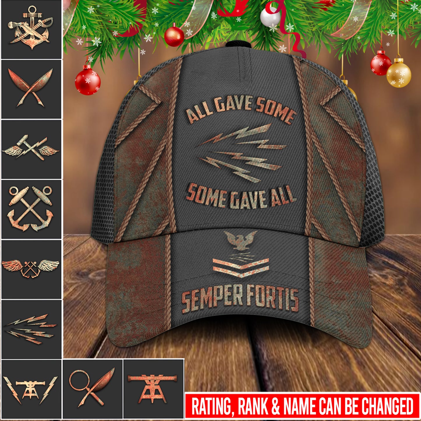 US Military – Navy Rating All Over Print Cap