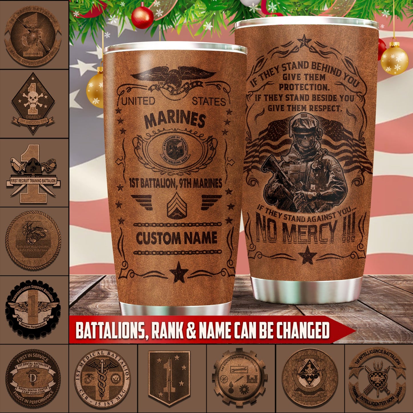 US Military – Marine Battalion – Tumbler