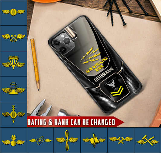 Personalized US Military - Navy Rating Phone Case Printed