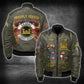 US Military – Army Branch All Over Print Bomber Jacket