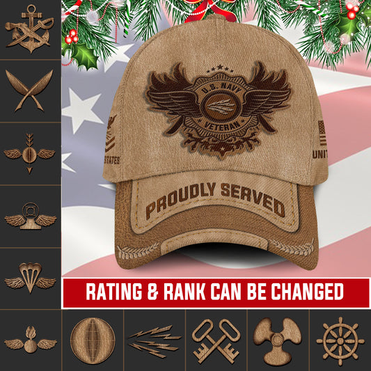 US Military – Navy Rating All Over Print Cap