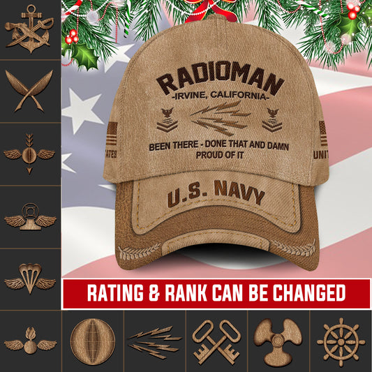 US Military – Navy Rating All Over Print Cap