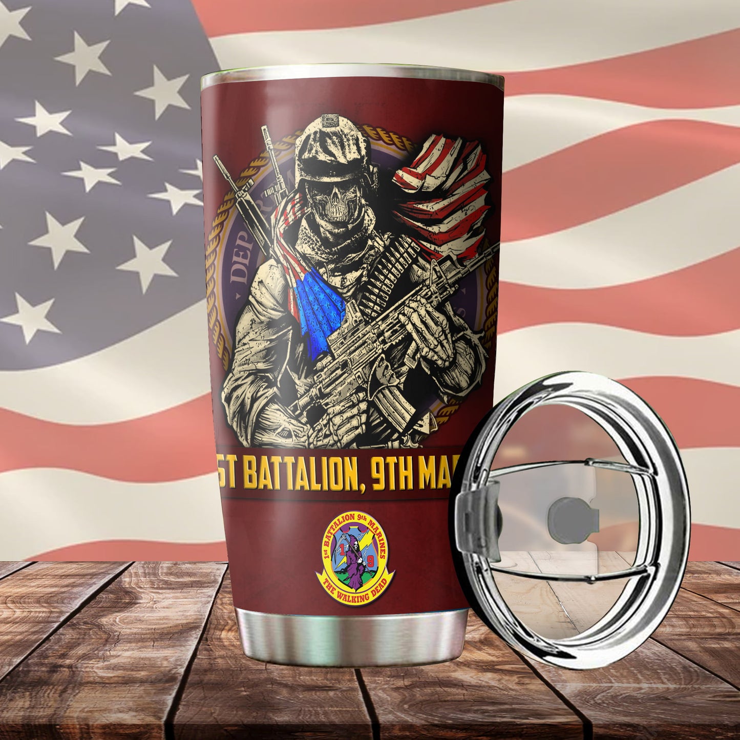 US Military – Marine Battalion – Tumbler